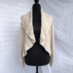 Y2K Olsen Europe | Beige Waterfall Cardigan